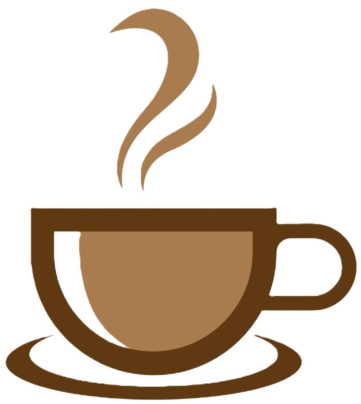 Illustration of a coffee cup with steam rising from it
